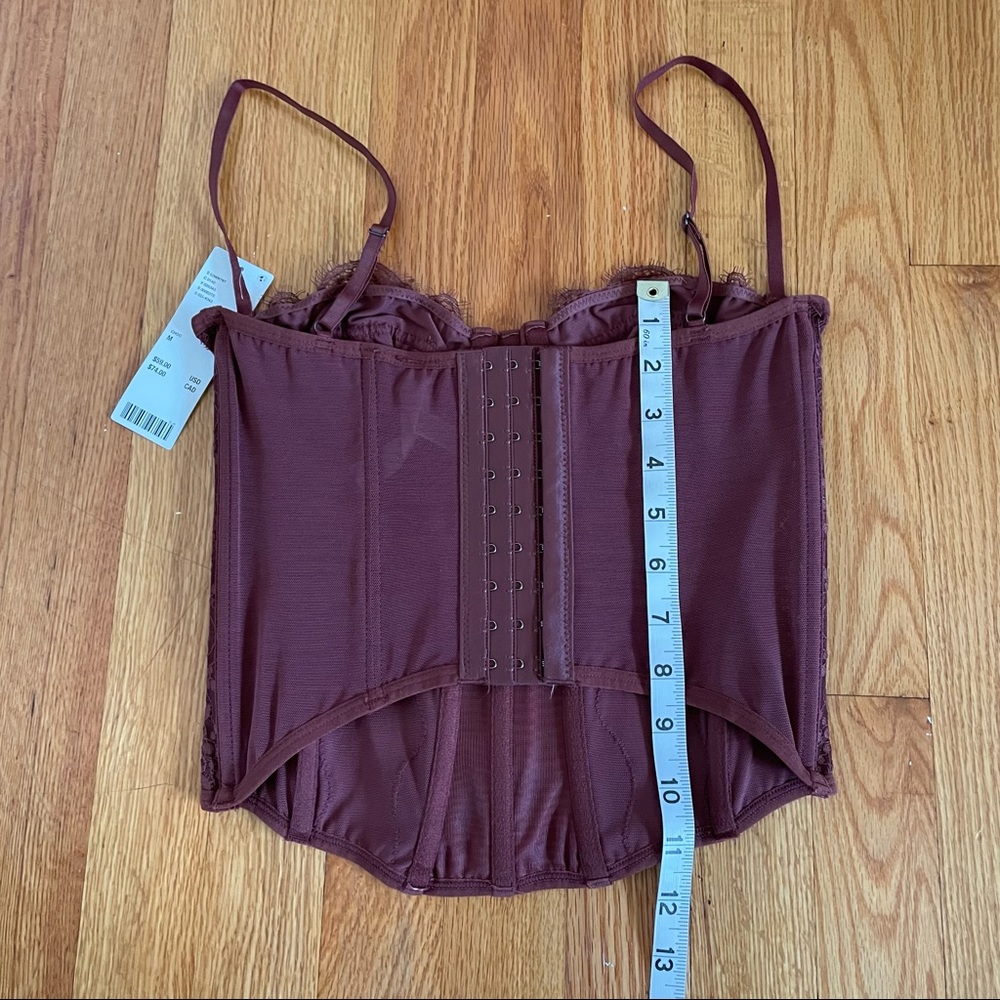Urban Outfitters Out From Under Modern Love Corset - Chocolate - Picture 9 of 12